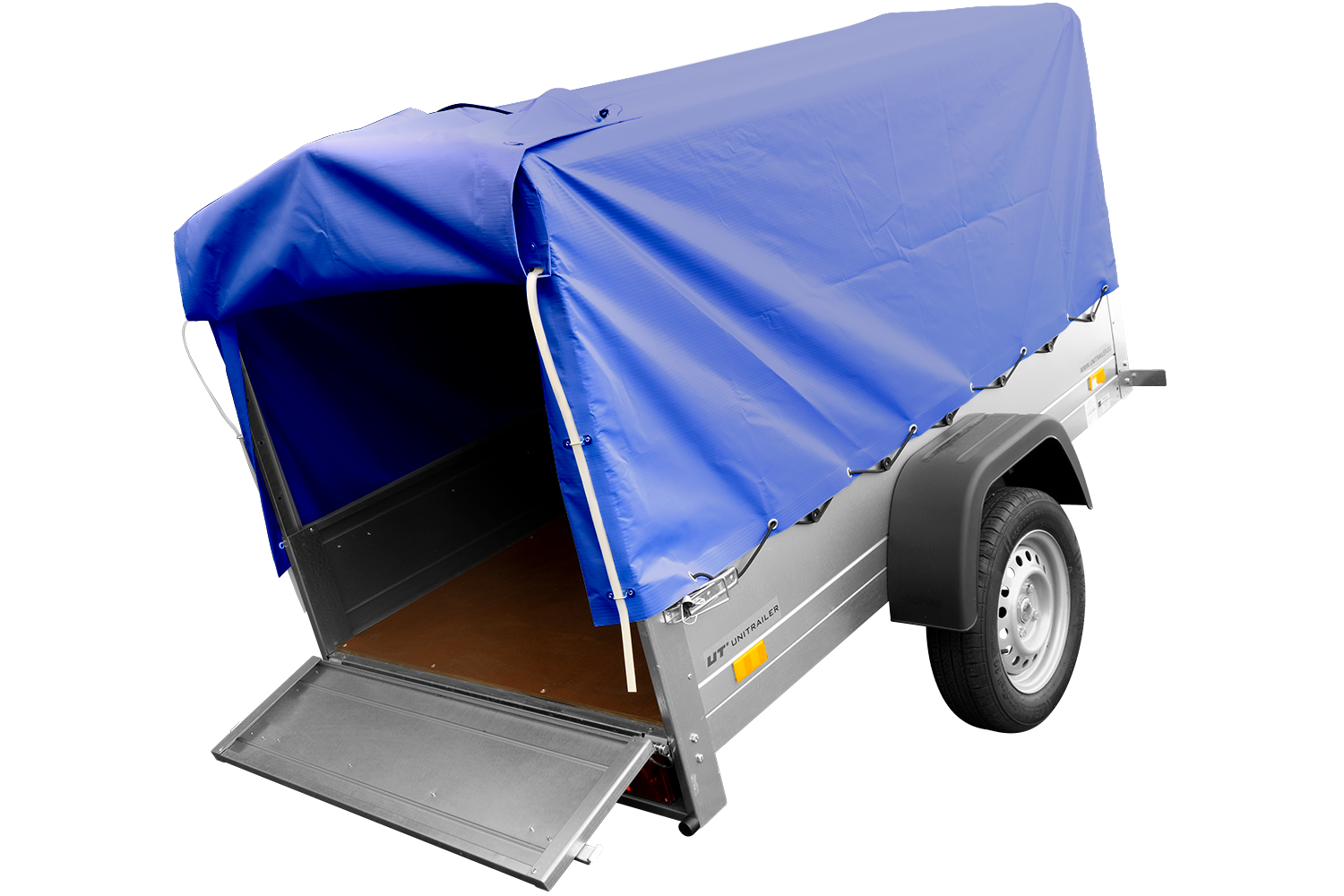 Anhänger mit Plane 750 kg 200 x 125