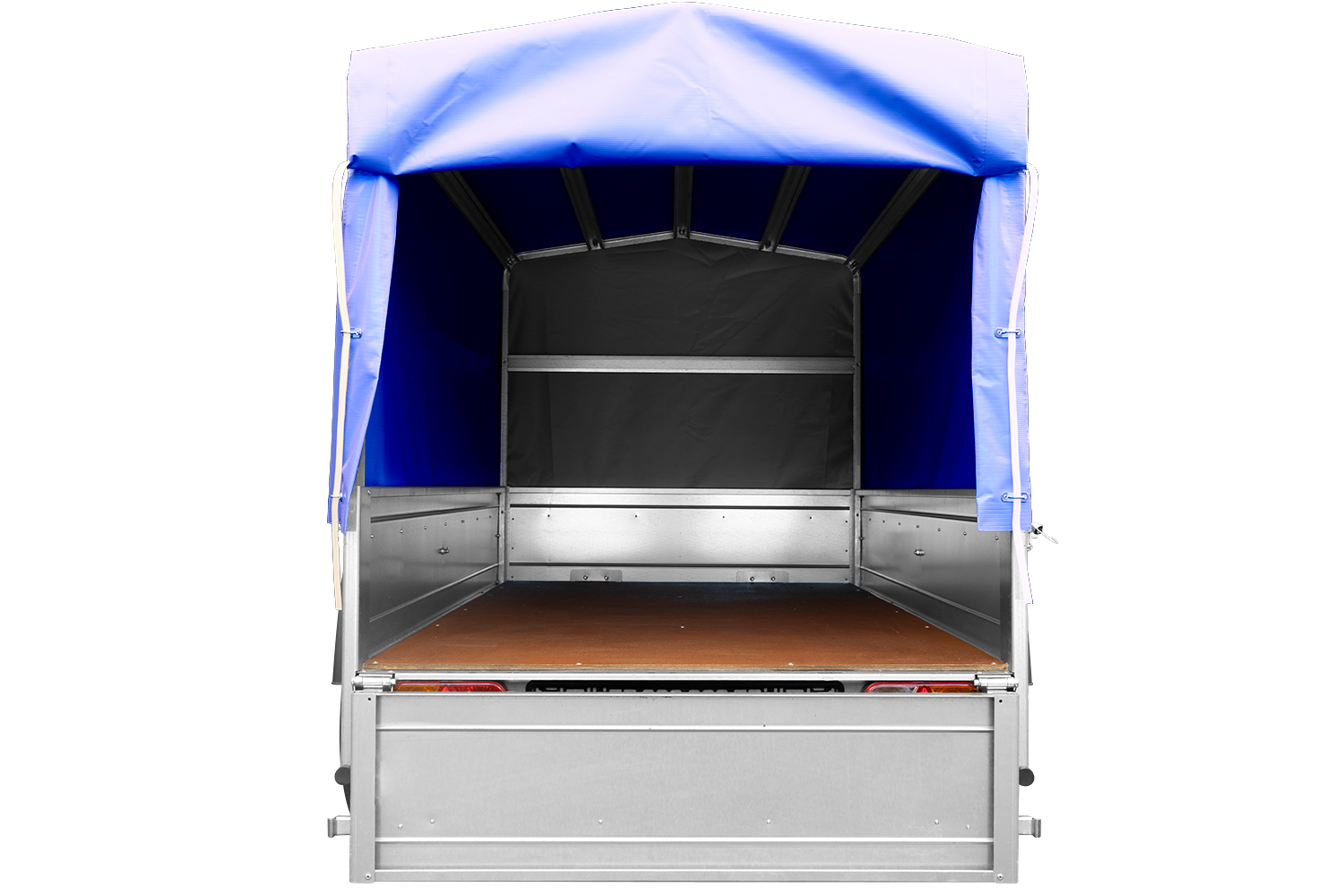 Anhänger mit Plane 750 kg 200 x 125