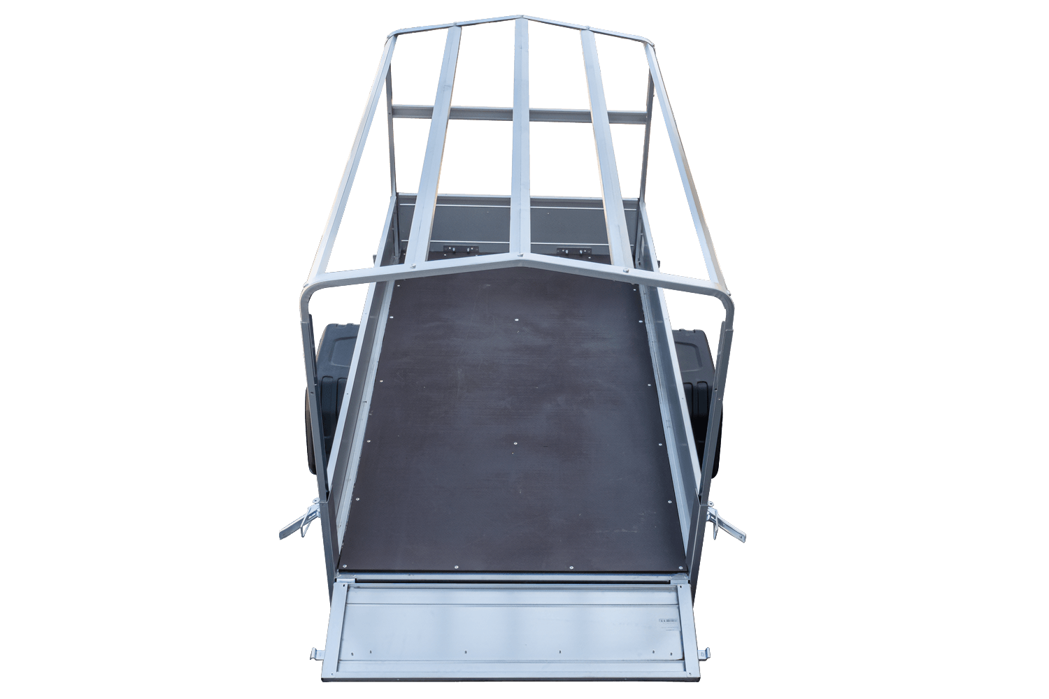 Gepäckanhänger Garden Trailer 200 KIPP 200 x 106 cm mit hoher blauer Plane