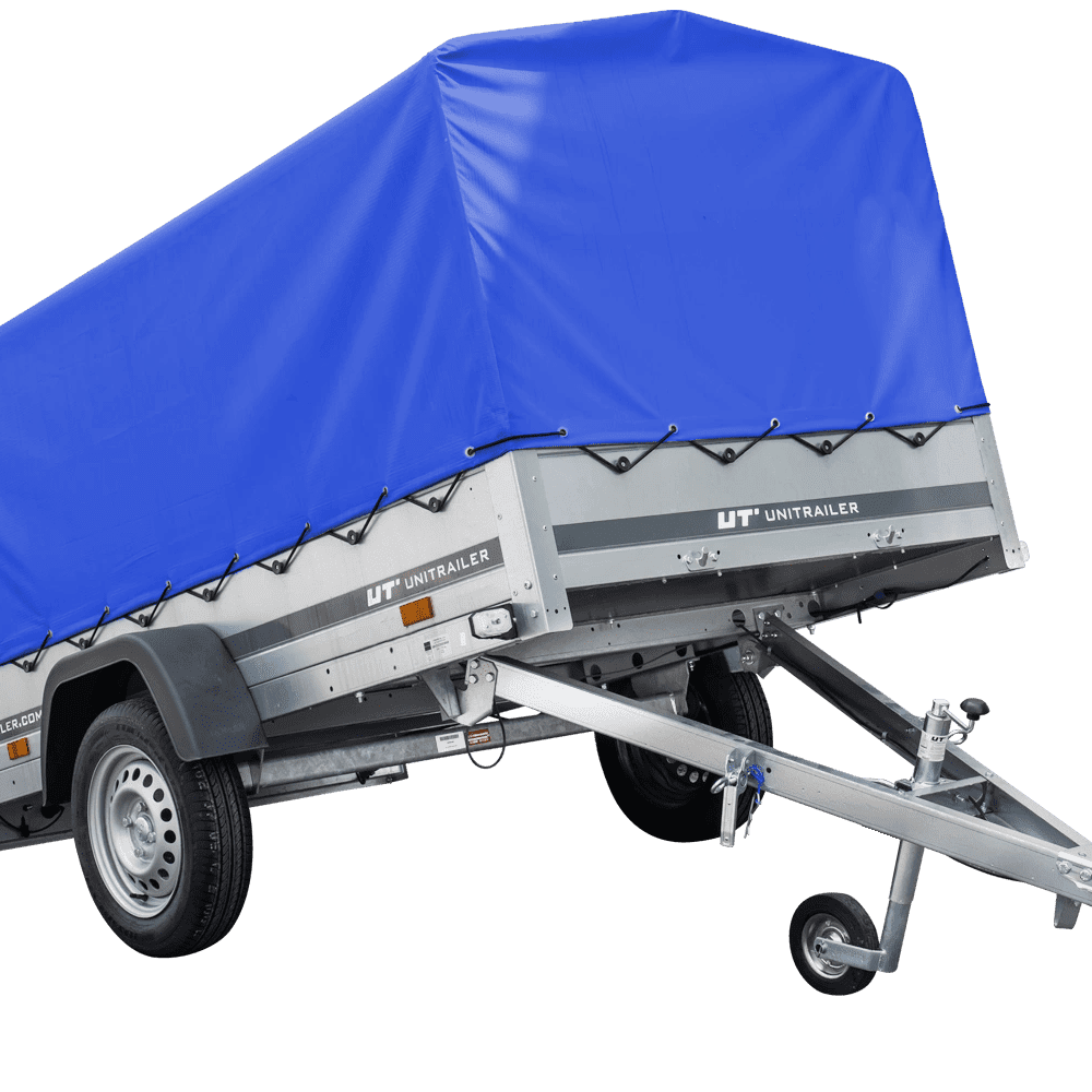 Anhänger mit Hochplane &#8211; Spriegel und Stützrad 230&#215;125 Garden Trailer 230 KIPP