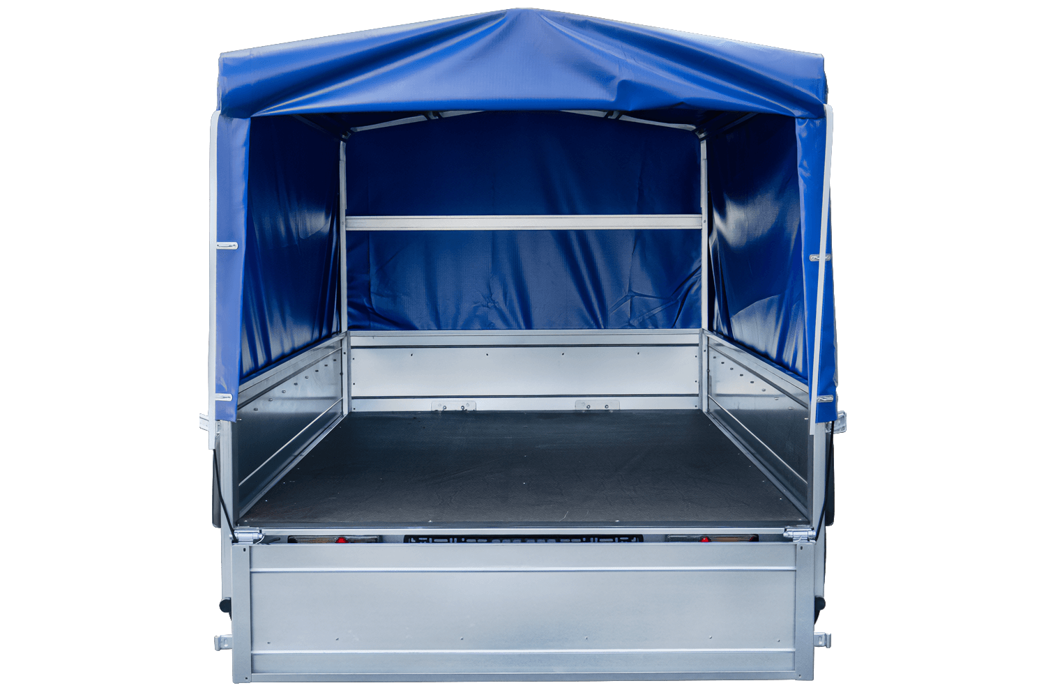 Anhänger mit Plane GARDEN TRAILER 264 KIPP mit Jockeyrad / blaue Plane