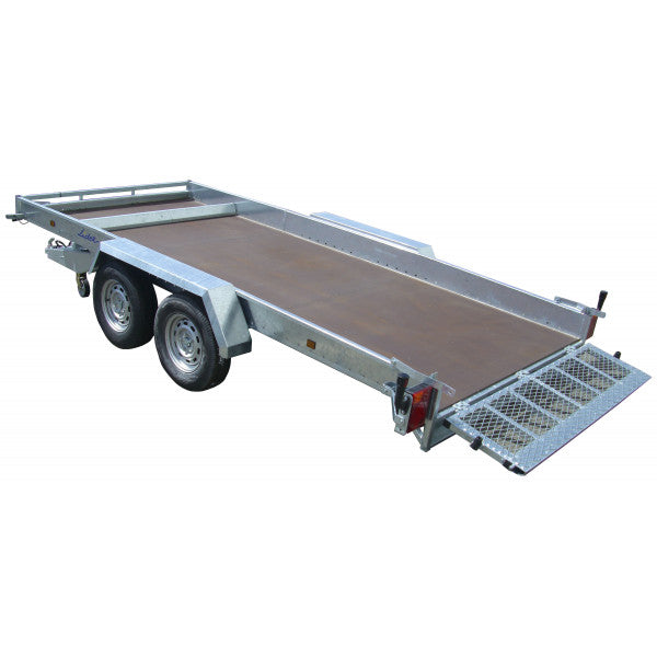 Anhänger Pritsche Außenräder 450x190x18 gebremst 3500 kg