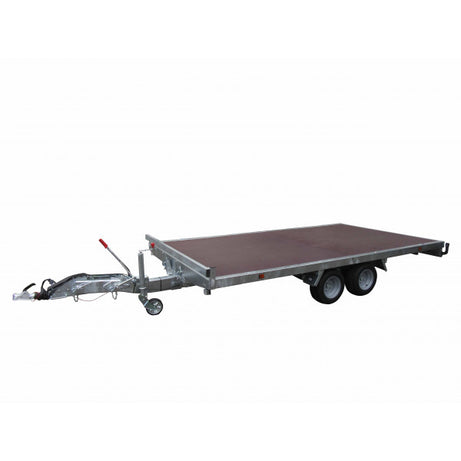 Anhänger Pritsche Räder unten 406×215 gebremst 2 Achsen 2500 kg