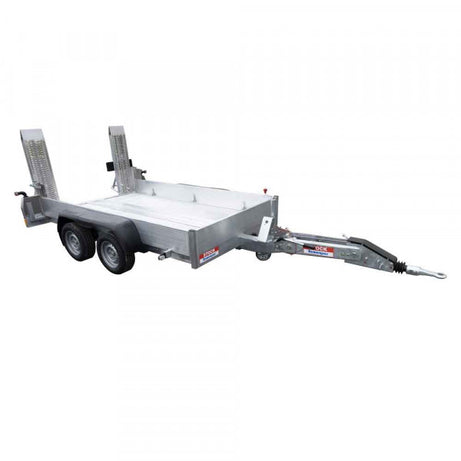 Alu-Transportanhänger Geräteträger 3t5 - 3m10 - fly 35 Basis mit verstellbarer Deichsel