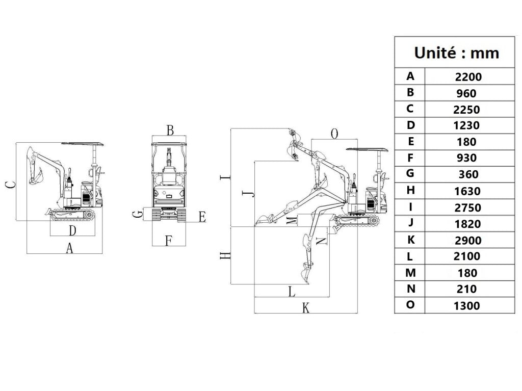 Minibagger TERRA CS 11.R