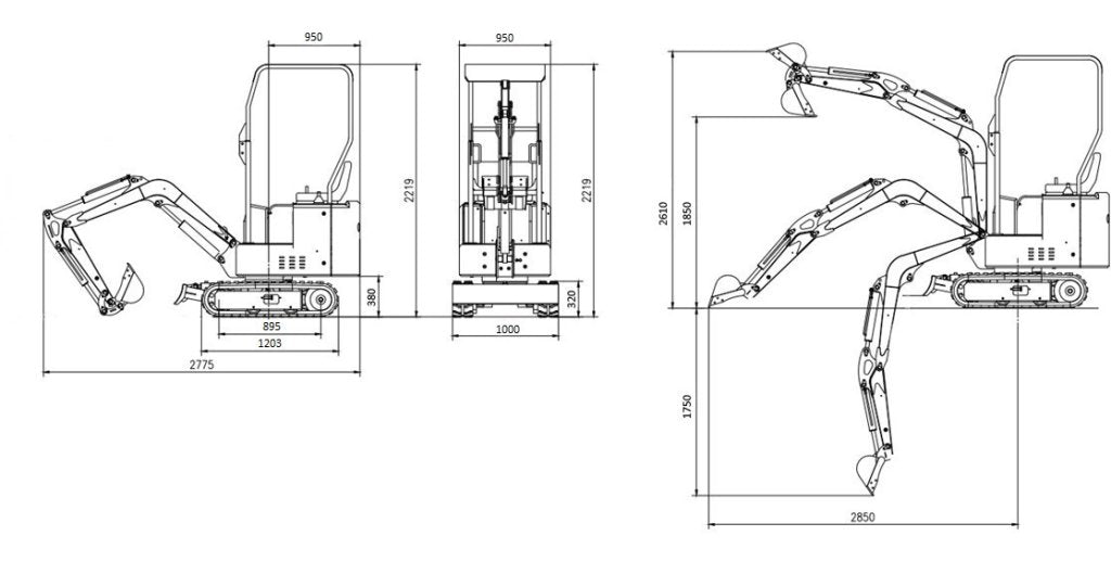 Minibagger TERRA CS 15.R
