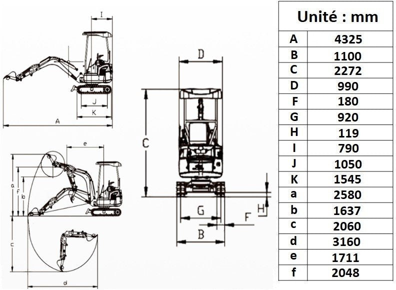 Minibagger TERRA CS18.T