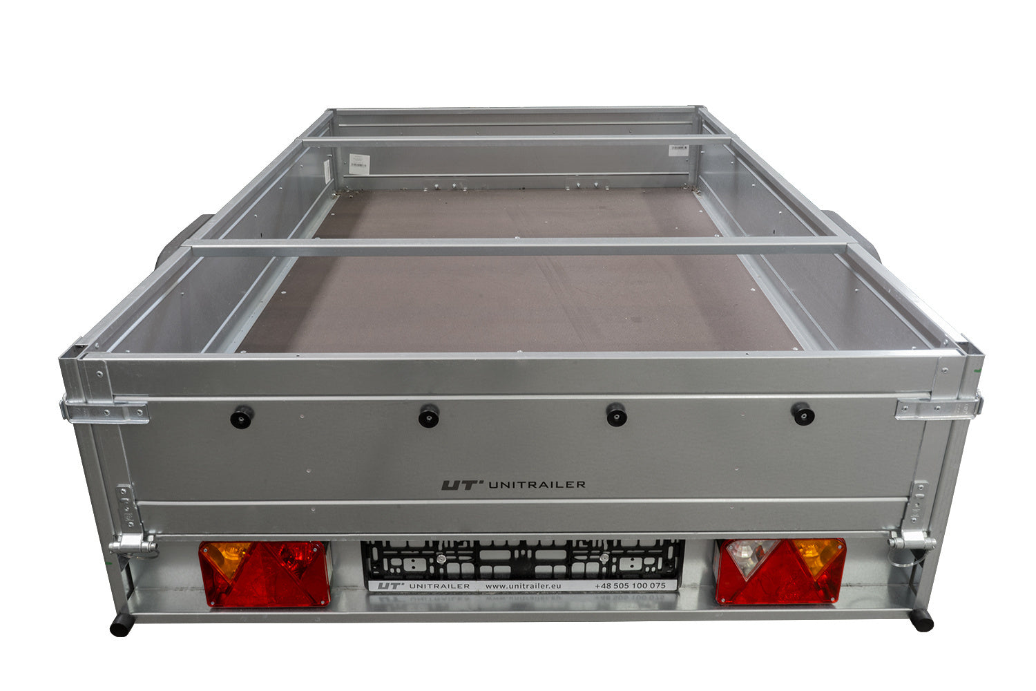 Flaches Chassis h-0 GARTENANHÄNGER 200 KIPP