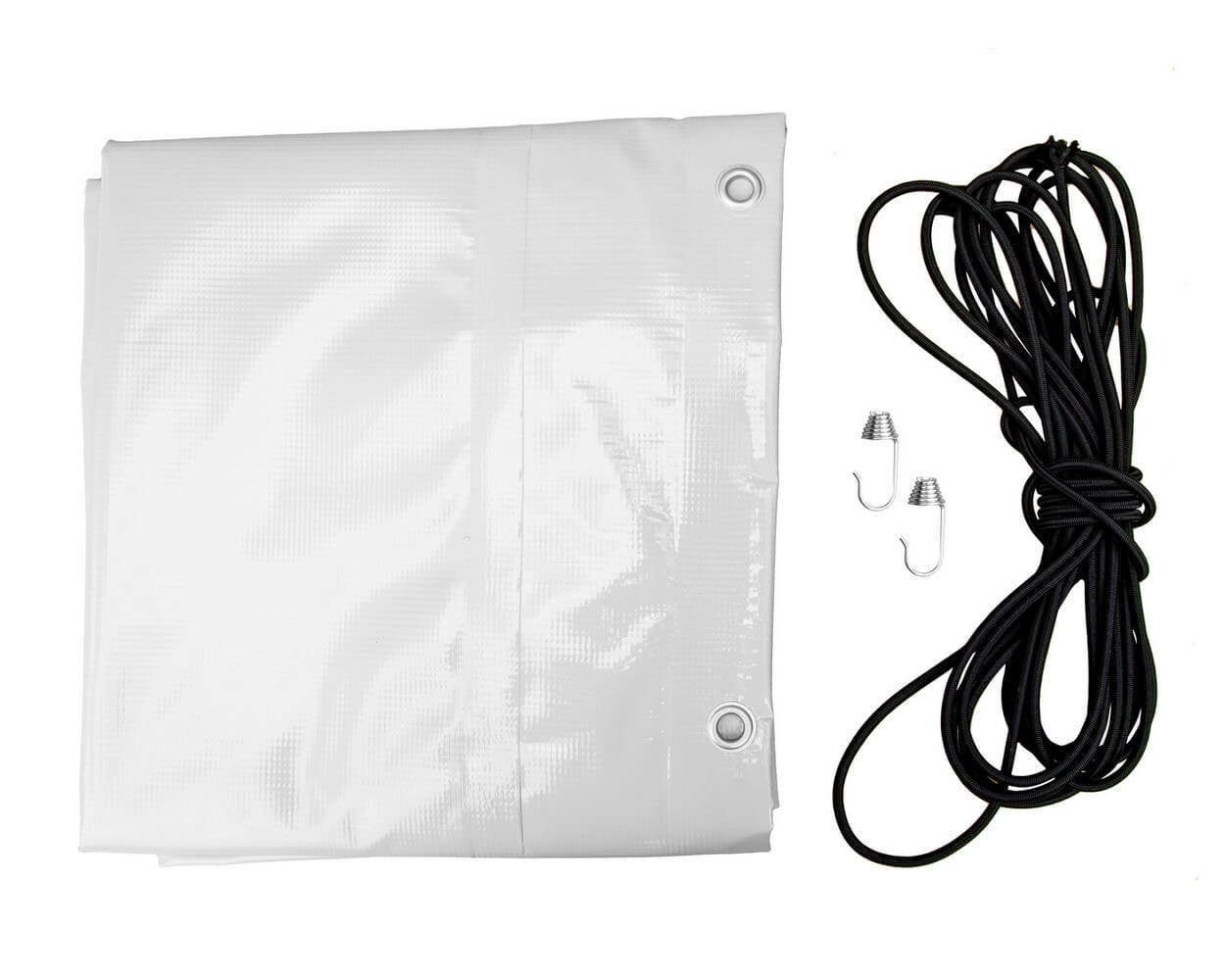 Graue flache Plane für Anhänger Garden Trailer 200 KIPP