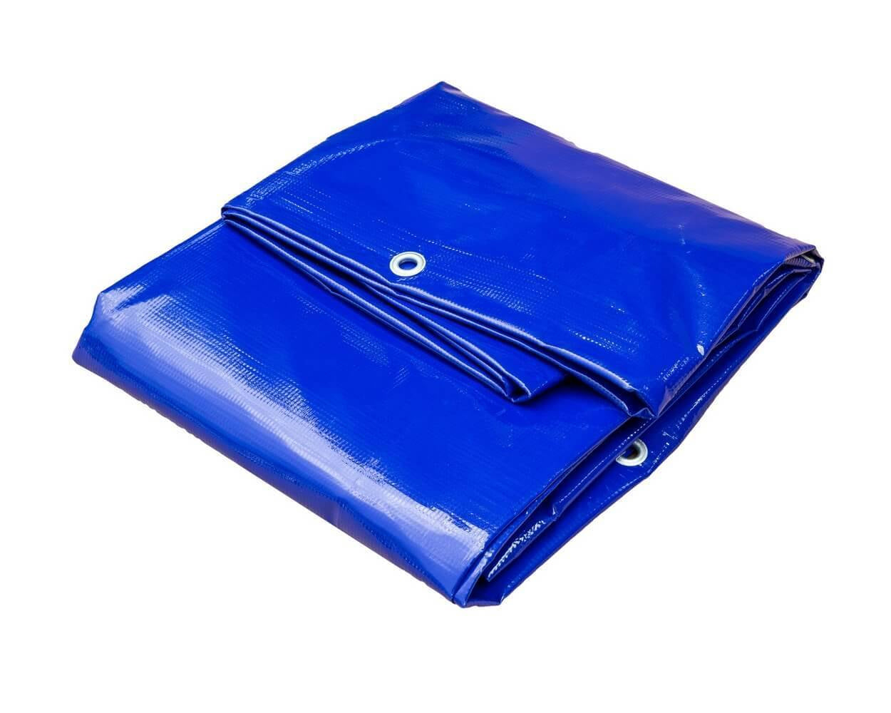 Blaue flache Plane für Garden Trailer 150 KIPP Anhänger