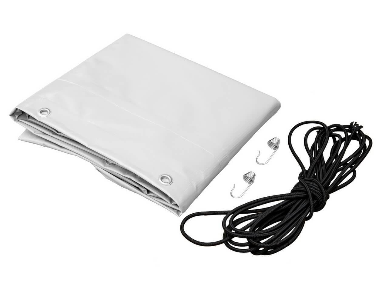 Graue flache Plane für Garden Trailer 230 KIPP Anhänger