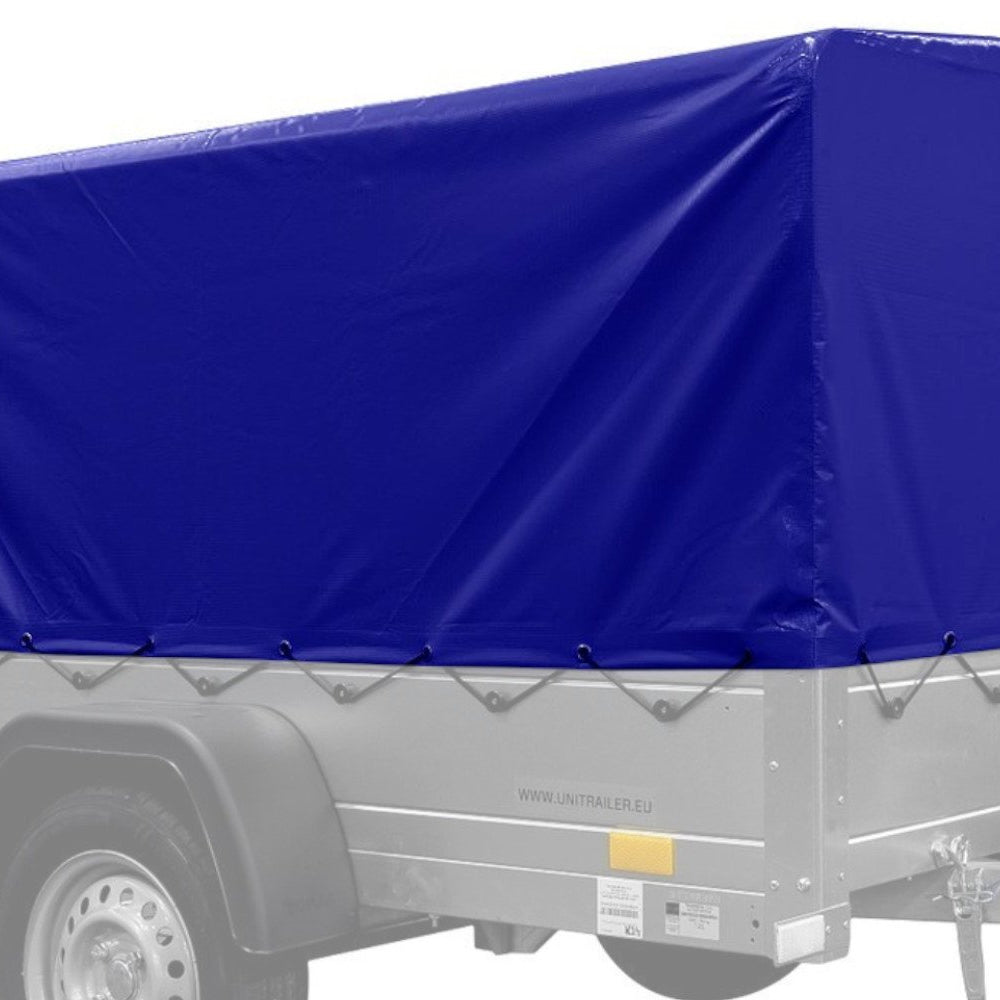 Rahmen Abdeckung h-800 UNITRAILER Plane für Anhänger 200x125cm GARTEN 201 KIPP