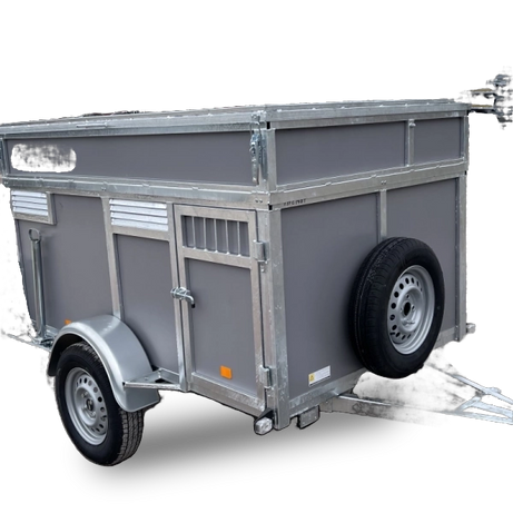 BW TRAILERS Hundeanhänger: 4 Boxen und Eingebauter Kofferraum