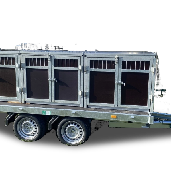 Eduard Anhänger 2000 kg mit Hundekiste 2 Boxen