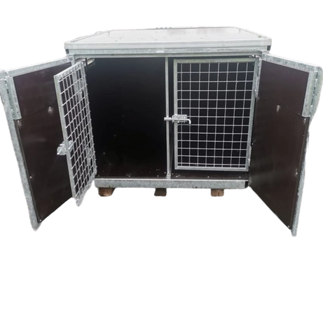 Hundekiste BW TRAILERS 2 cases